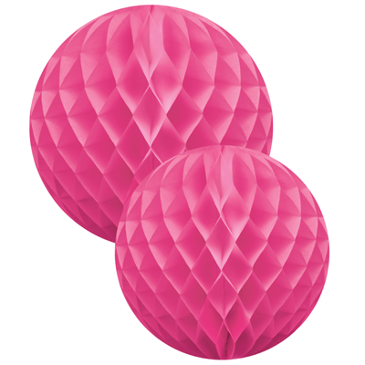 Honeycomb Sæt med 2 bolde - Pink